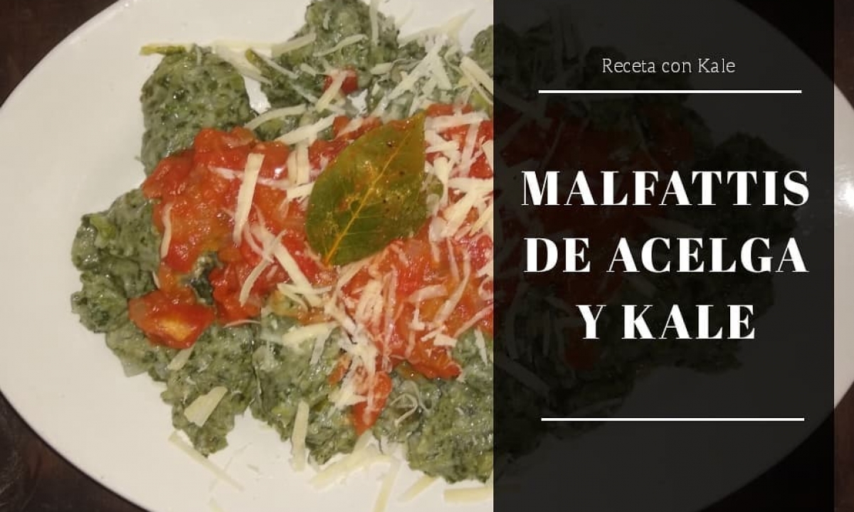 Receta de malfattis de kale